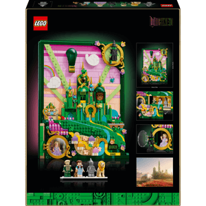 LEGO Wicked Emerald City Wall Art Building Set 75685